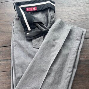 RC Tom James Men’s Gray Wool Dress Pants 36×39.5 – Flat Front